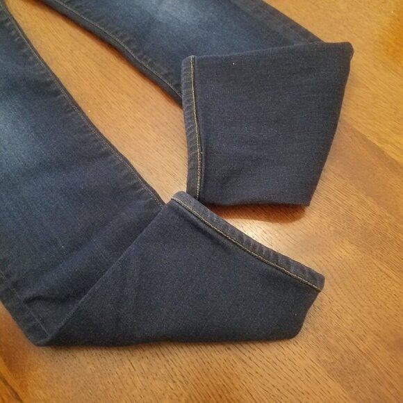 J Brand Straight Leg Dark Blue Stretch Denim Jeans - Picture 7 of 11